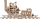 Set ndërtimi druri EWA Eco-Wood-Art Lokomotivë, model mekanik, me motor gome, natur