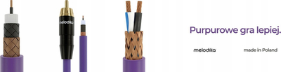 Kabllo audio Melodika MD2R120, 2 RCA në 2 RCA, 12m, e zezë