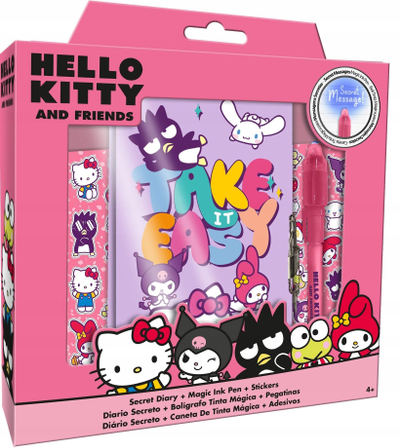 Set shkollor Kids Licensing Hello Kitty and Friends, kuti stationery për kalamaj, shumëngjyrëshe