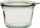 Set kavanozësh qelqi Weck Sturz, 0.25L, me kapak unazë dhe kapësa, transparent