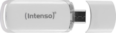 USB Intenso Flash Line, 32GB, USB 3.1 Type C, e bardhë