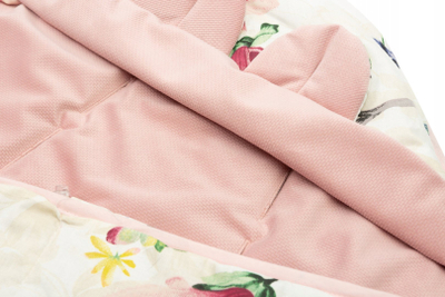 Mbulesë për karroce a karrige makine Sensillo Velvet XL, për beba, Magnolia Pink, rozë