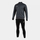 Trening për burra Derby Tracksuit, material i ngrohtë, ngjyrë antracit me të zezë