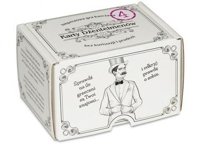 Lojë me letra Match Cards of Gentlemen Episode Four, zgjerim, 220 letra, shumëngjyrëshe
