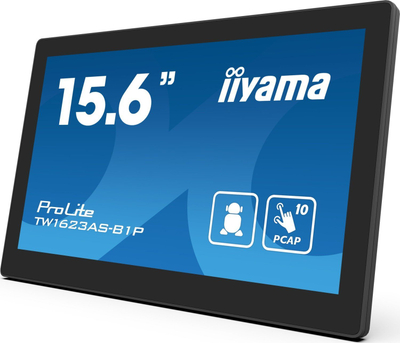 Monitor interaktiv Iiyama ProLite TW1623AS-B1P, 15.6", Android, i zi