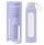 Shishe uji qelqi Wessper B1 Borosilicate, 0.5L, motivuese, Lavender