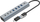 Hub USB Conceptronic HUBBIES20GP, 7 porta USB 3.0, 5Gbps, gri