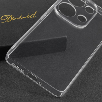 Këllëf telefoni për Xiaomi Redmi Note 13, silikon TPU, transparent