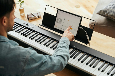 Piano dixhitale Casio CDP S110, 88 taste, USB, e zezë