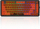 Tastierë mekanike Redragon K681LK RGB Pro K4PUC21N0, wireless 75%, ndriçim RGB, portokalli burgundy