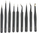 Set pincash të holla metalike ESD MAR POL M66799, 9 copë, të zeza