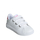 Atlete për kalamaj Adidas Advantage Base 2.0 Jr ID1305, me rripa ngjitës, t’bardha