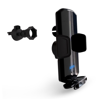 Mbajtëse automatike veture Xblitz FX2, karikim me valë, me adapter veture, e zezë