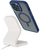 Futera Color Edge Mag për iPhone 13, MagSafe, transparente me skaje blu