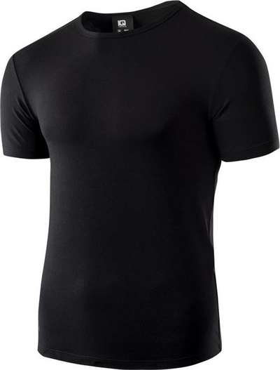 Bluzë sportive për burra IQ Milky, poliestër elastan, madhësia XXL, e zezë