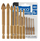 Set stërvitjesh për xham dhe qeramikë GEKO, HEX, 8 copë, 3–12mm, ngjyrë ari