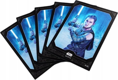 Mbeshtjellëse letra loje Gamegenic Star Wars Unlimited Rey Art, 60 copë, madhësi standarde, shumëngjyrëshe