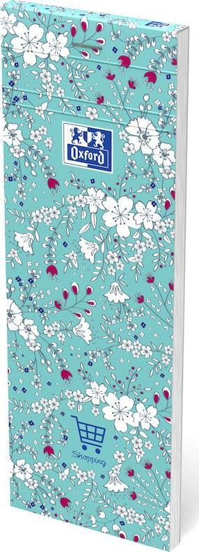 Bllok shënimesh Oxford Floral Shopping, letër 90g, mikro-perforim, shumëngjyrësh