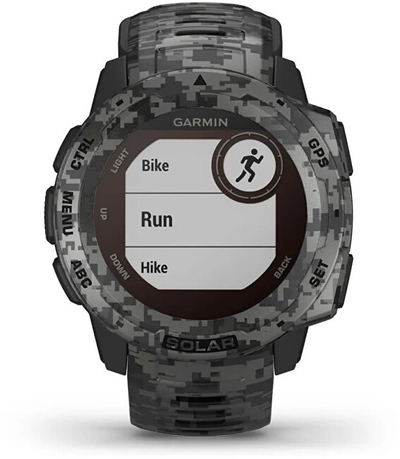 Orë për meshkuj GARMIN, e zezë/hirtë