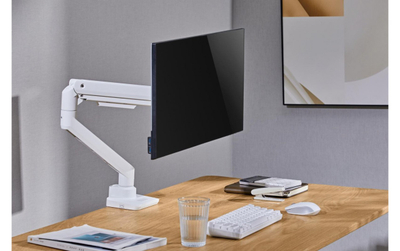 Mbajtëse monitori Serioux SRXA-MM69-C012, 17-49", krah me gaz, e bardhë
