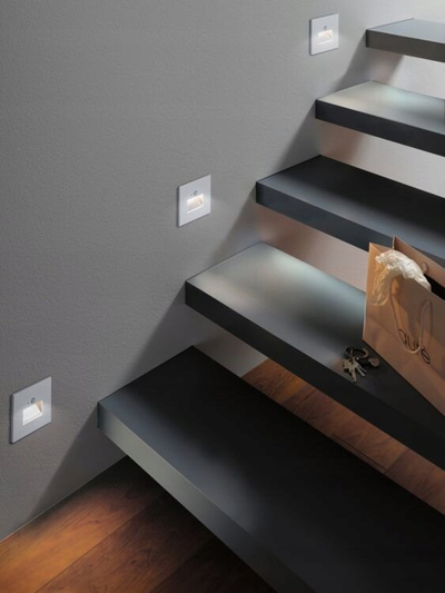 Dritë muri me sensor Paulmann Edge Quadro, LED, 8x8cm, e bardhë