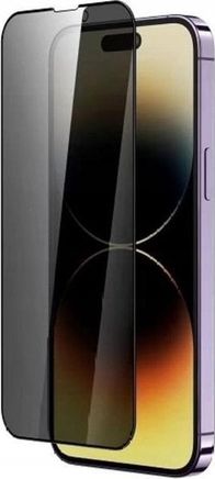 Xham mbrojtës Yesido TG02 për iPhone 15 Plus, privacy, 9H, transparent