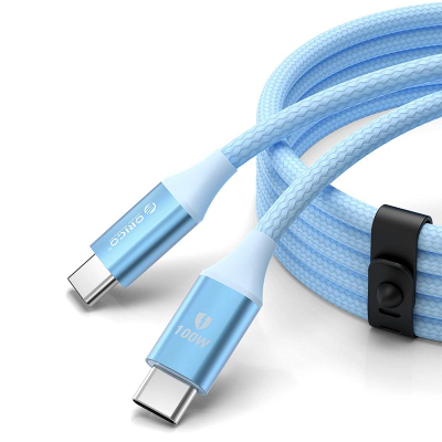 Kabllo USB C Orico CDX, 100W 5A PD, 1m, e kaltër