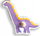 Puzzle druri Smily Play Dinosaur, 7 copa, për kalamaj 18m+, shumëngjyrësh