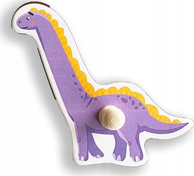 Puzzle druri Smily Play Dinosaur, 7 copa, për kalamaj 18m+, shumëngjyrësh