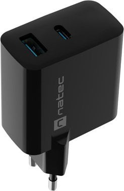 Karikues Natec Ribera 1x USB-A 1x USB-C 3.25 A (NUC-2145)