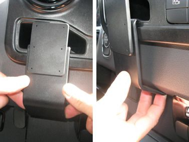 Mbajtëse ProClip Brodit 855442 për Mercedes Benz Sprinter, montim në mes, ABS, e zezë