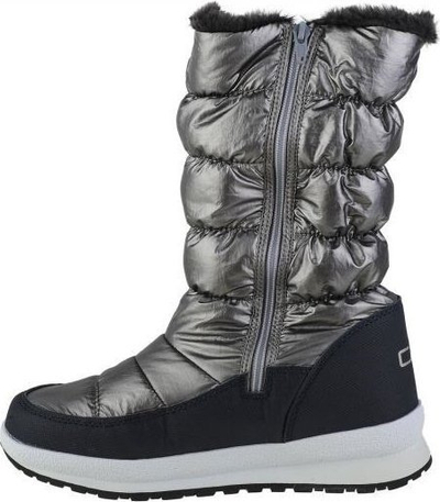 Çizme dimri për goca CMP Holse W 39Q4996-U303, Clima Protect Waterproof, ngjyrë argjendtë