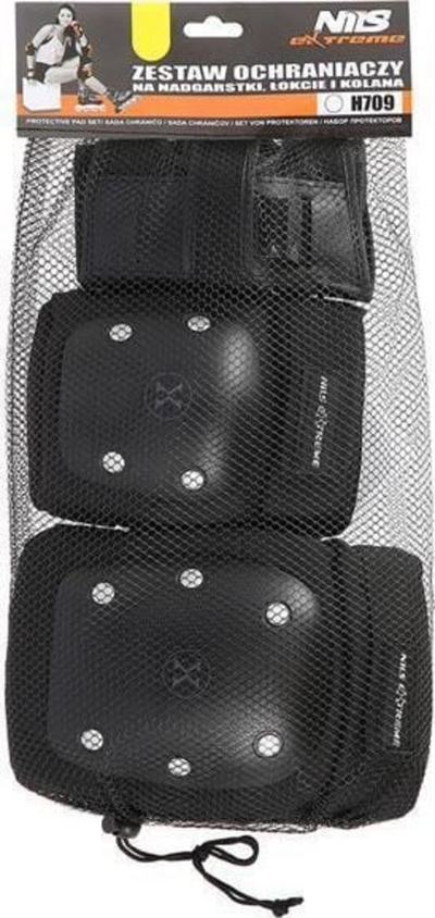 Set mbrojtëse për kyçe NILS Extreme H709, L, të zeza