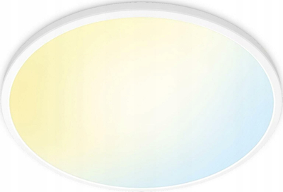 Panel tavanor LED WiZ SuperSlim, 32W, Wi-Fi, 55cm, i bardhë