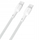 Kabllo USB Dudao L9C Max, USB-C në USB-C, 2m, 240W PD, e bardhë