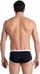 Rroba banje për çuna Arena Icons Swim Low Waist, MaxLife Eco, UPF50+, të zeza