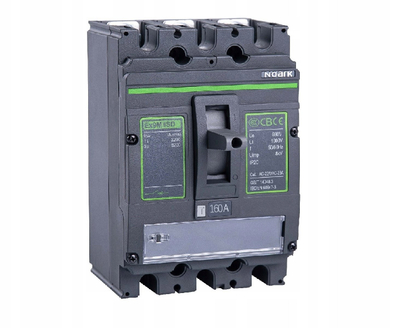 Çkallëzues kompakt Noark Ex9M1SD AC, 3P, 160A, gri
