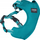 Qafore trupi për qen Chaba Guard Comfort S, e rregullueshme, me shirita reflektues, ngjyra teal
