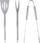 Set aksesorësh për grill Adler AD 6730, 3 pjesë, çelik inox, etui poliester i zi