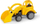 Traktor lodër për fëmijë Viking Toys (045-31215), i verdhë