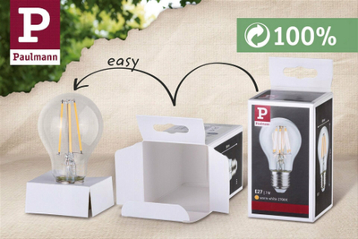 Llambë LED për zbukurim Paulmann 1879, 6W, 3 Step Dim, xham ari