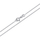 Qafore për femra Brilio Silver 471 086 00139 04, 45 cm, e argjendtë