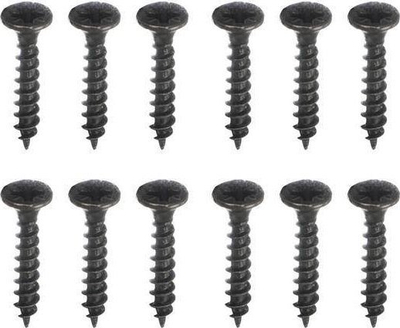 Varëse muri Black, set 5 copë, metal, të zeza