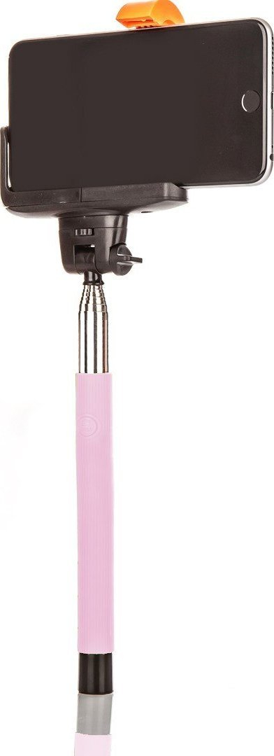 Селфи стап MadMan DELUXE BT, 100 cm, блутут, розов