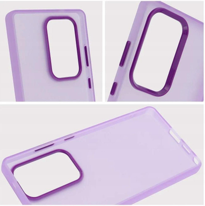 Маска за телефон OEM SAPPY за Xiaomi Redmi Note 14 Pro 4G, полупроѕирна, TPU PC, виолетова