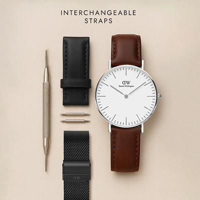 Orë për meshkuj Daniel Wellington DW00100775, e argjendtë