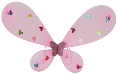 Kostum zane për kalamaj Fairy, me krahë fluture, rozë