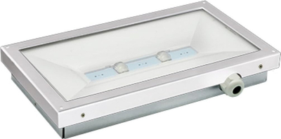 Kornizë montimi për ndriçues ONTEC S FRAME OS010 W, IP67, metal, e bardhë