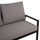 Sofa alumini me jastëkë gri (HM5561.02), gri