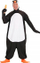 Kostum karnavalesh Penguin Costume, pinguin për të rritur, masa L, i zi me të bardhë